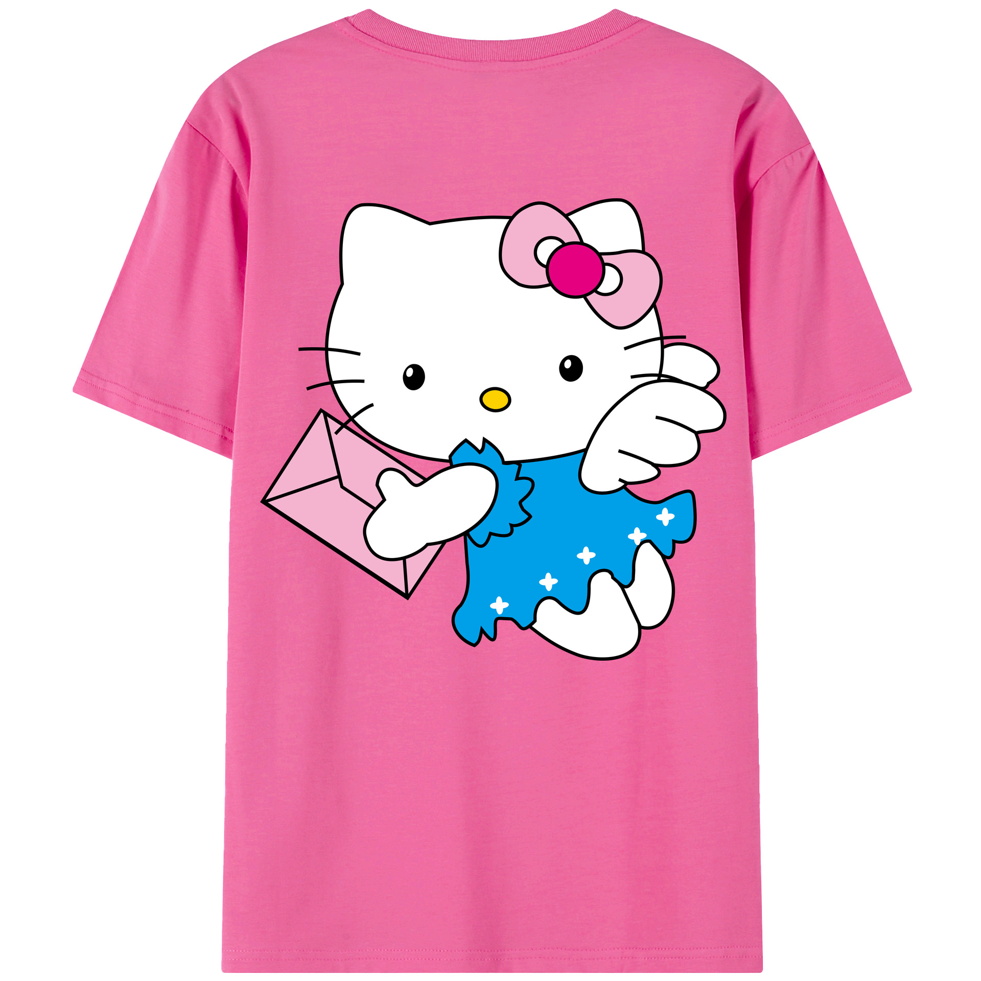 （画像用） Hello Kitty ハローキティ レディース半袖Tシャツ(バックプリント)